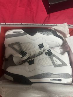 Jordan 4 White Cement Size 9
