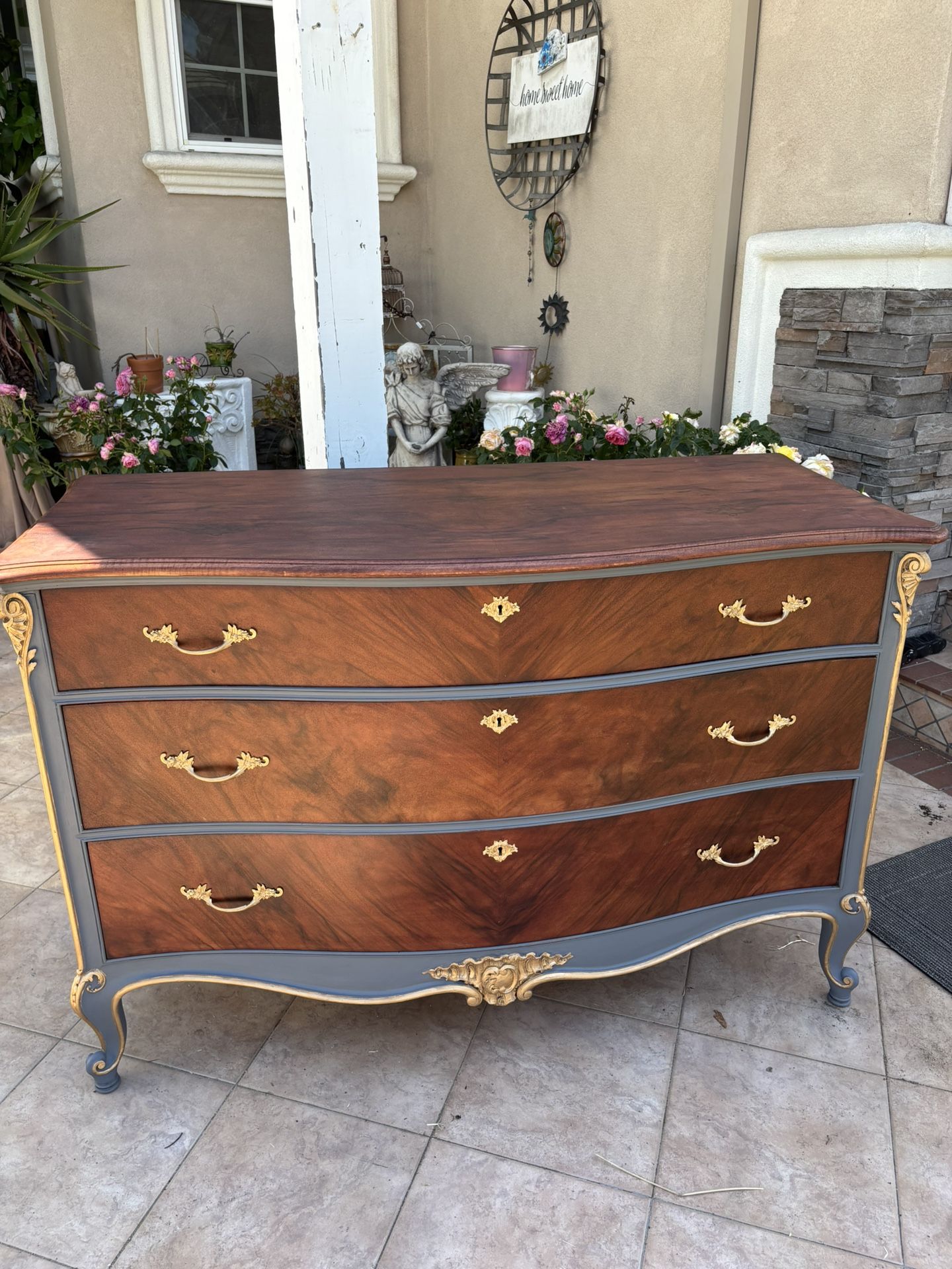 Vintage Solid Wood Dresser