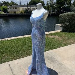 Beautiful Blue Dress For Sale 