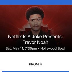 2x Trevor Noah Tickets For May 11. Sec Q1