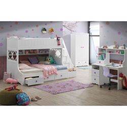 Brand New Twin Over Full Bunk Bed With Steps Take Home With Just $39 Fast Delivery & Assembly 🚚