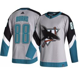 Adidas San Jose Sharks Brent Burns Reverse Retro Authentic Jersey Men’s Sz 44,46,50