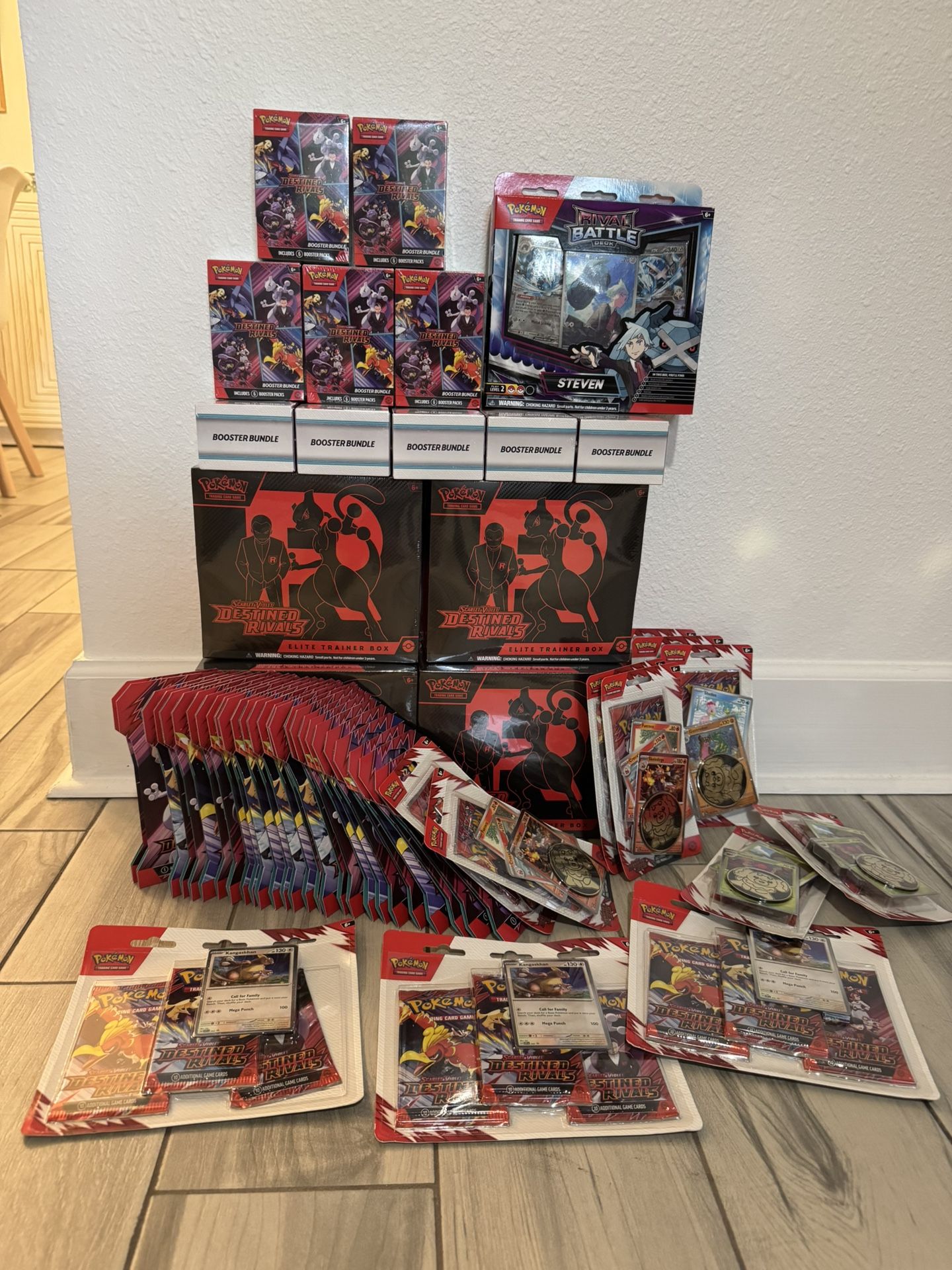 Pokemon Destined Rivals ETB Booster Bundles Booster And Blister Packs