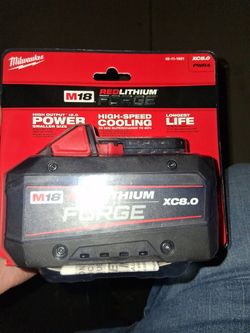 18V Milwaukee 8.0 FORGE battery