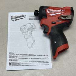 Milwaukee M12 3453-20 FUEL Impact Driver (Tool Only)