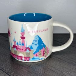 Starbucks Disneyland You Are Here Coffee Mug Castle Disney Parks 14 oz