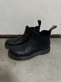 Dr martens JUNIOR 2976 SOFTY LEATHER CHELSEA BOOTS sz 4