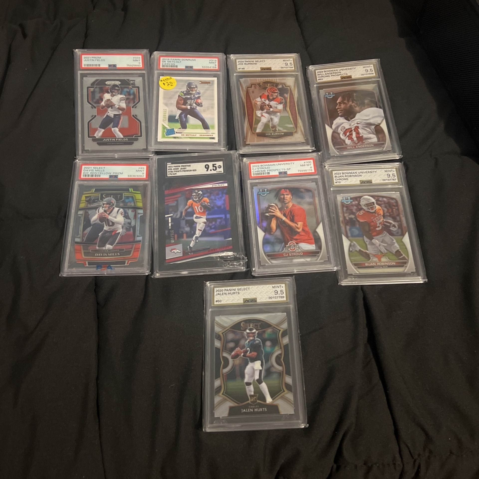 Football graded cards