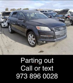 Parting out AUDI Q7 2007-2014 All parts available