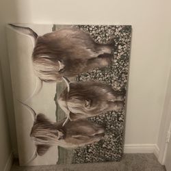 Large Cow Wall Art