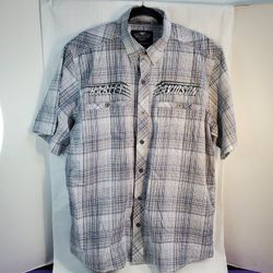 Two New Genuine Motorcraft Men's Size 2XL And XL Short Sleeve Shirt 