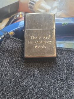 Authentic Zippo Lighter (Oct 2014) Brushed Chrome - Engraved