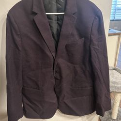 Maroon Banana Republic Blazer 