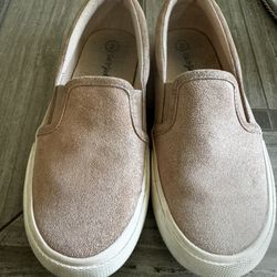 Size 2 Big Kids- Girls Slip On Loafers Shoes 