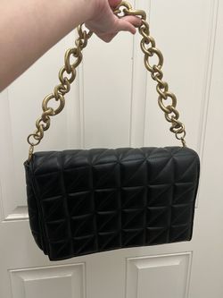 Zara Chain Metal Shoulder Bag