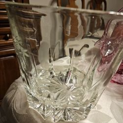 Princess House Etched Lead Crystal Ice Buckets