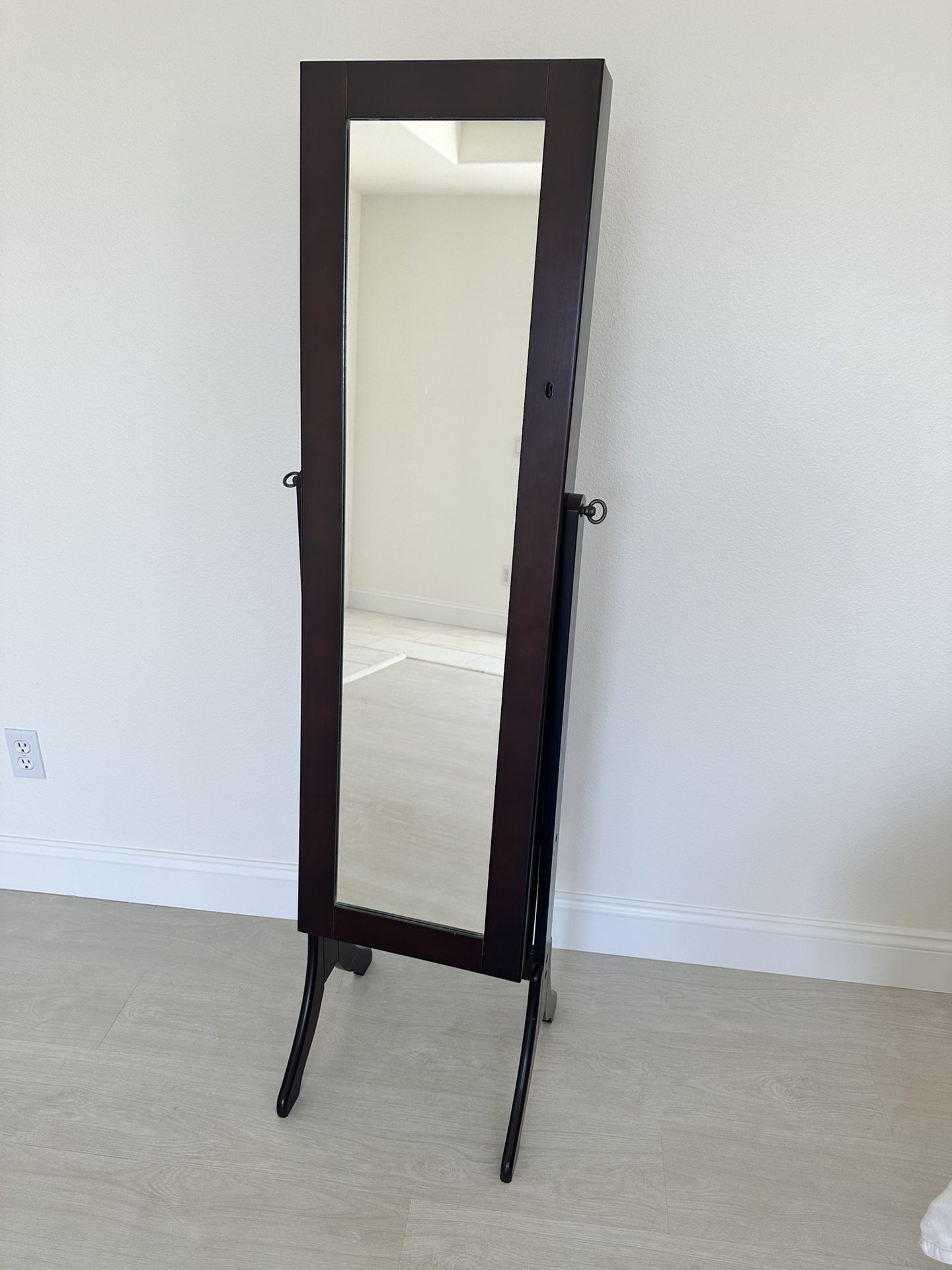 Mirrored Jewelry Armoire