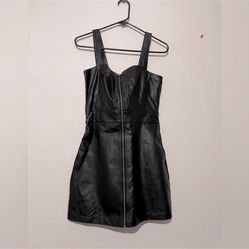 Wild Fable Black Leather Dress