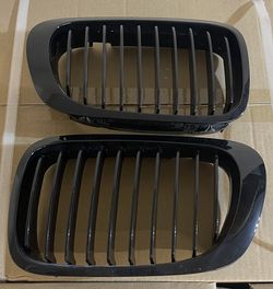 E46 M3 Painted Front Grille Set Gloss Black