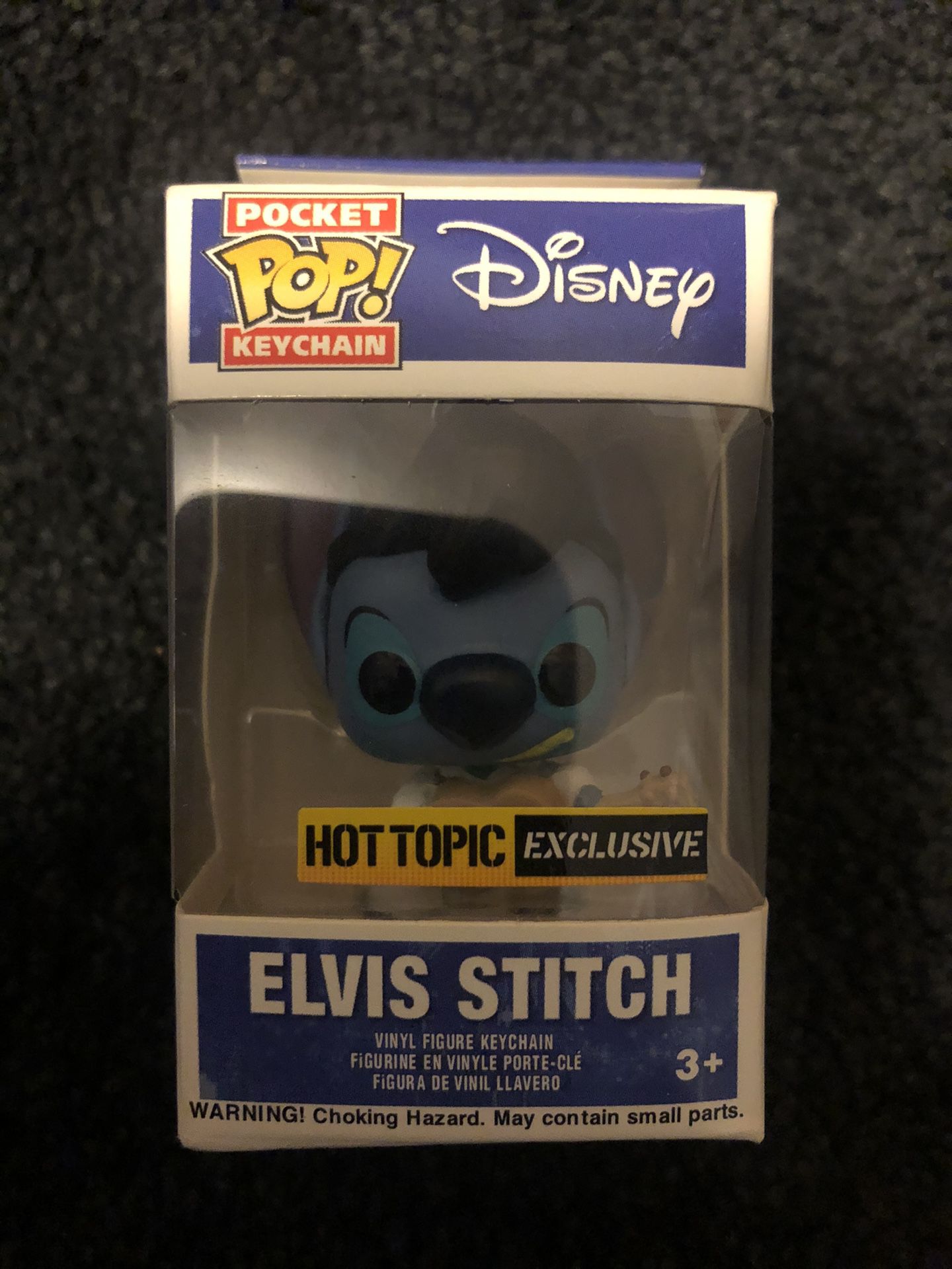 Disney Lilo And Stitch Keychain Pop Elvis Stitch