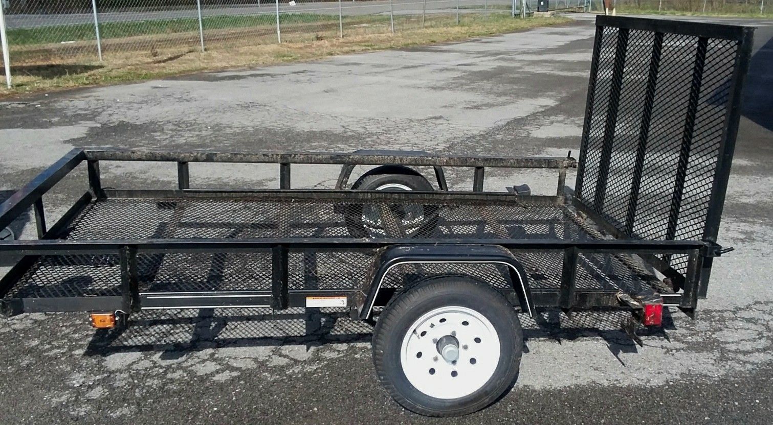 5x6 Utility Trailer with Gate
