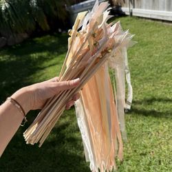 Ribbon Wands For Wedding Ceremony 