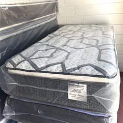 ✨ Brand New Twin Size Mattress 14” Pillow Top – Premium Quality at the Best Price | All Sizes in Stock & Same-Day Delivery Available 🚚