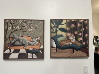 Funky set of Animal Paintings