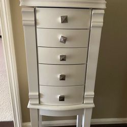 Solid Wood Jewelry Armoire