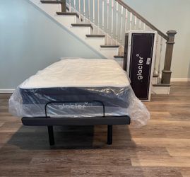 Glacier Summit Hybrid Split King Mattresses - Brand New, Cooling