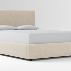 West Elm Emmett Nontufted Low Profile Bed in California King