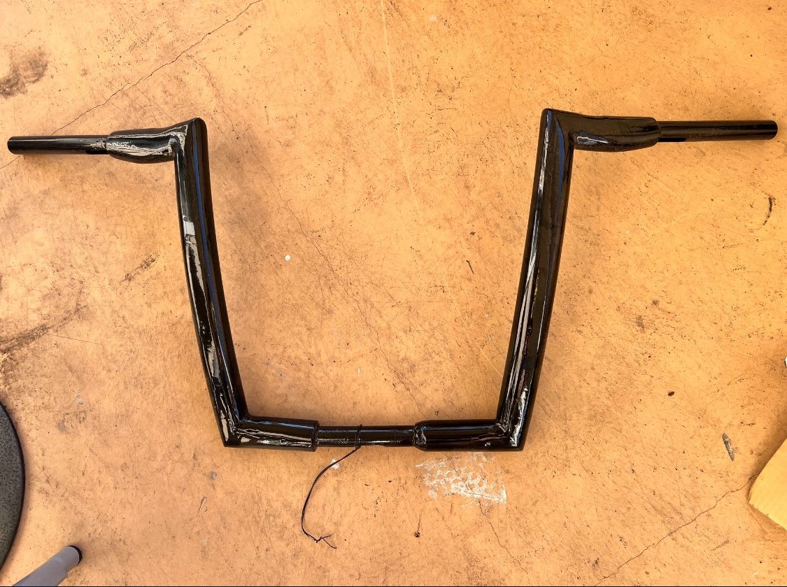 14inch Handlebar Pull Back Black