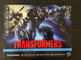 Transformers The Fallen Megatron Soundwave 3 Pack