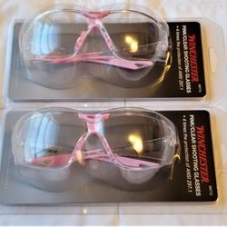 NEW Winchester Shooting Range Protective Glasses, Clear/Pink
