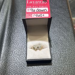 14k Gold Heart Ring 