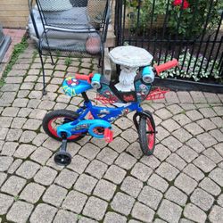 HUFFY Boys Bike With Training Wheels 