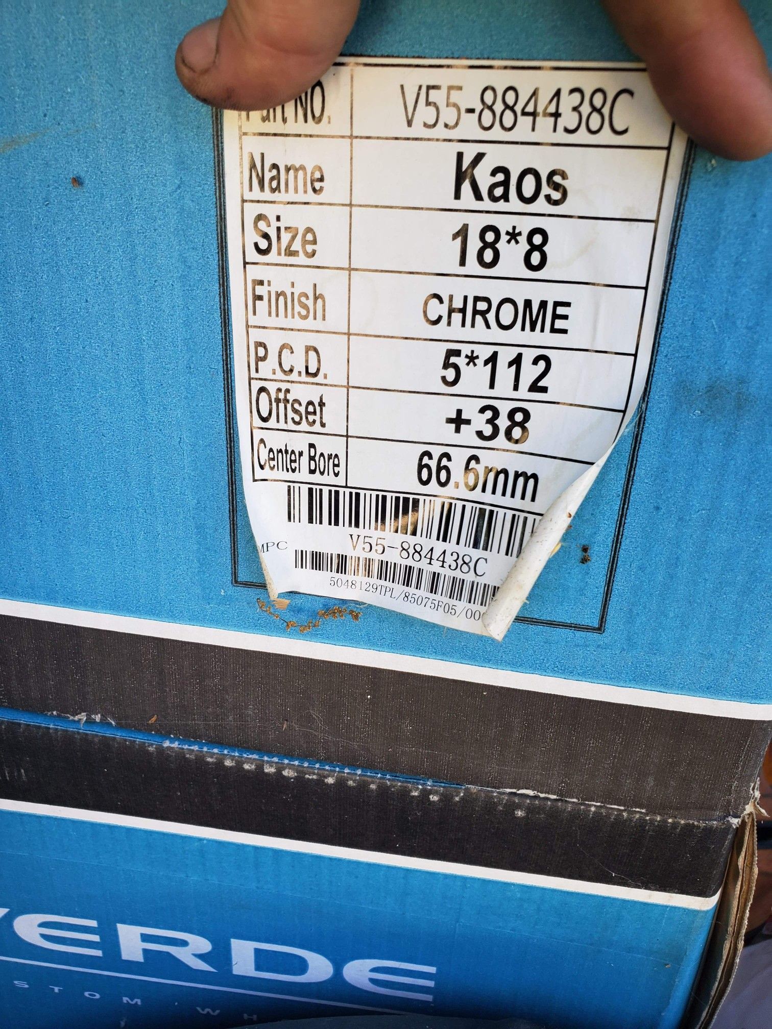 Factory Audi 18" rims all 4 still in box