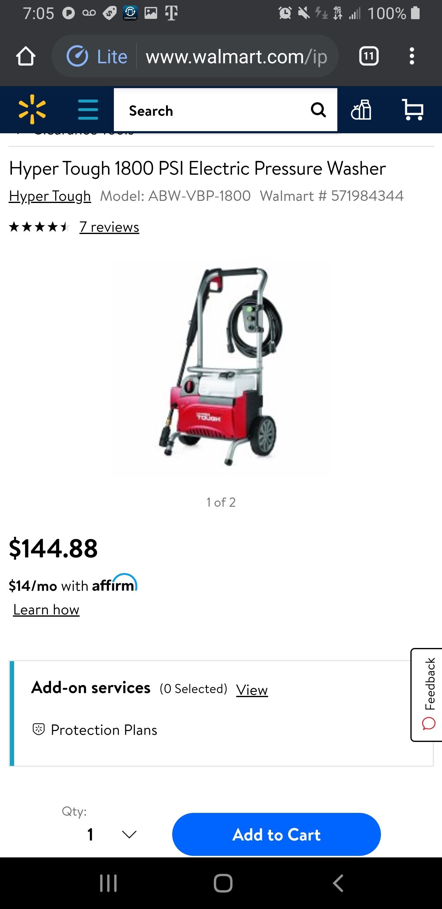 Pressure washer