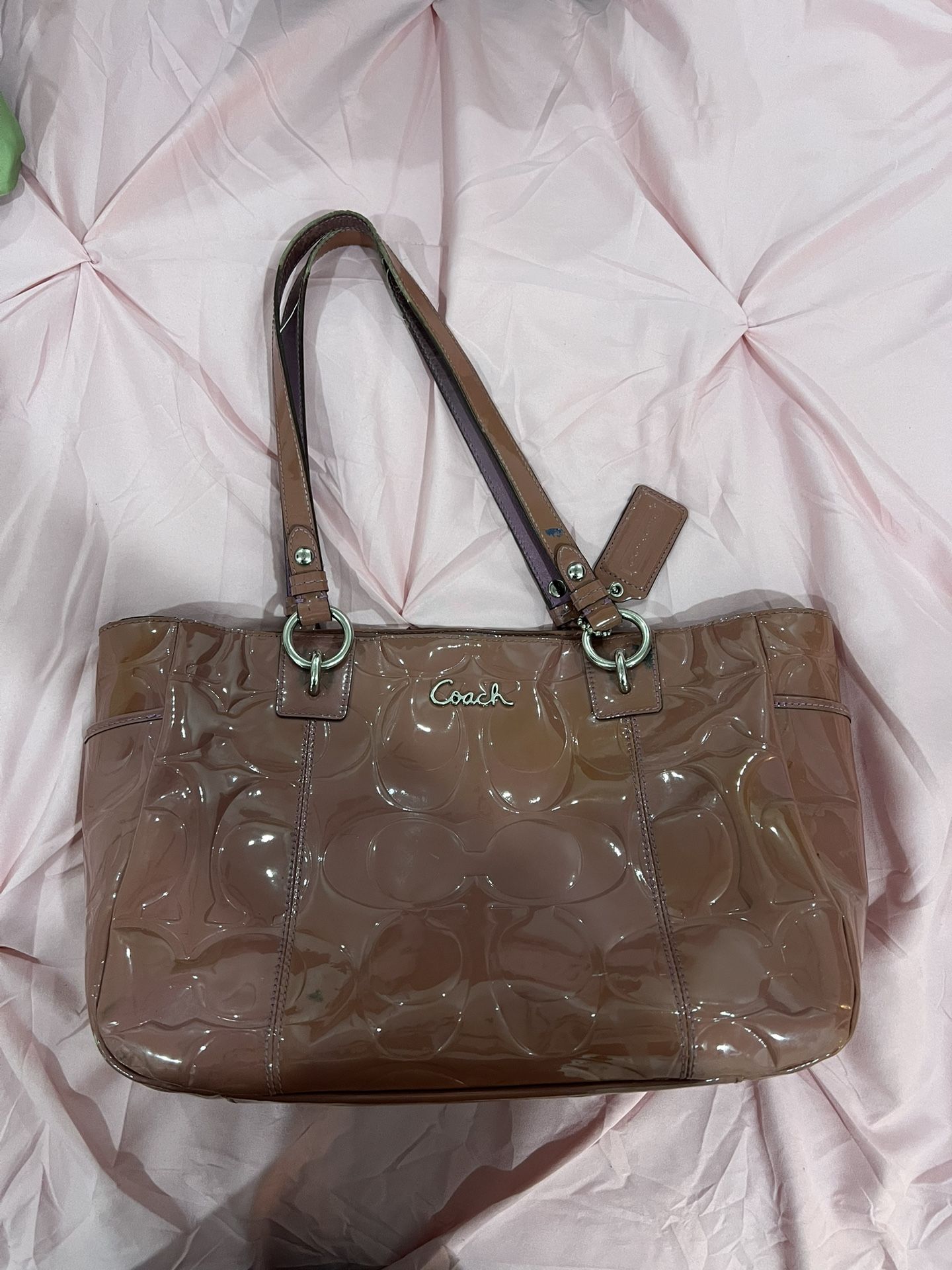 Purple Coach Bag