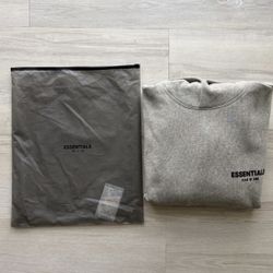 Dark Oatmeal Fear Of God Essentials Hoodie 