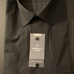 New Van Heusen Collar Shirt (Black)