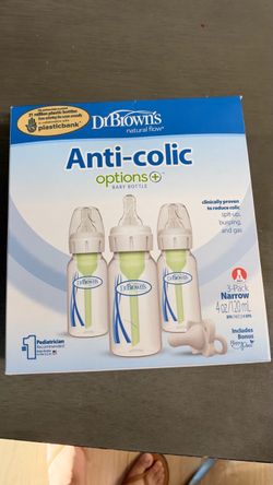 Dr. Brown's Anti-Colic Options+ Baby Bottles 3-Pack