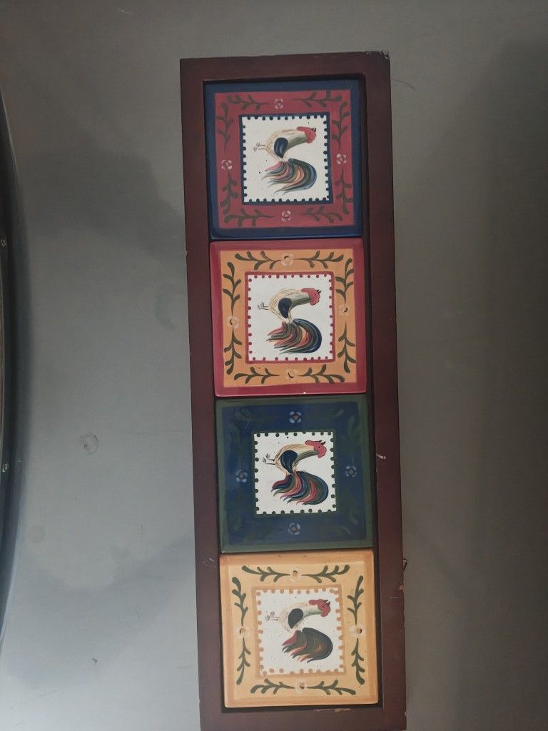 A Rooster Plaque