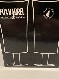 Fox Barrel Hard Cider Glasses