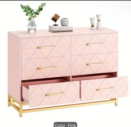 Pink dresser