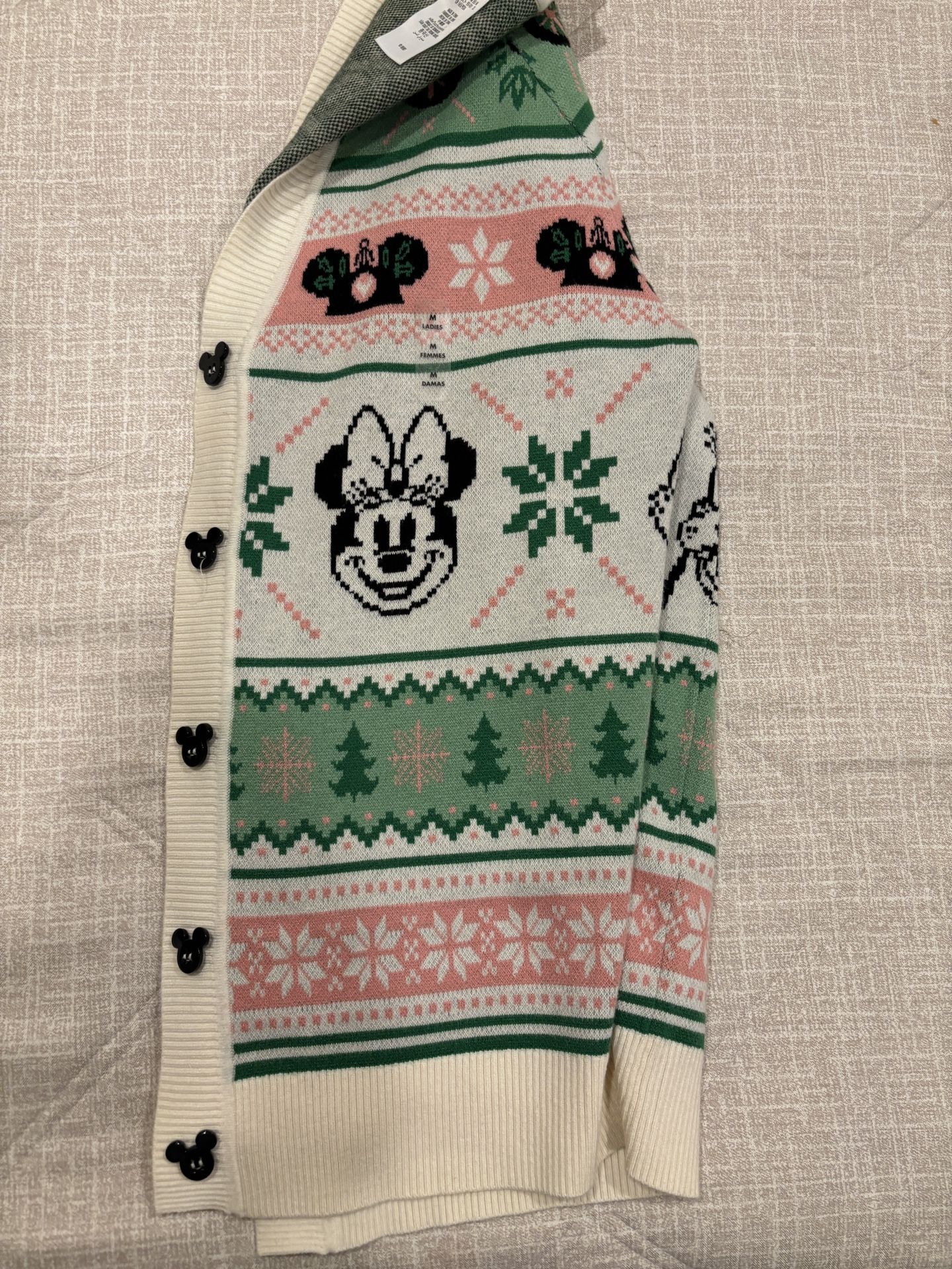 Disney holiday Cardigan Medium