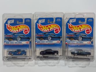 1998 and 1999 Hot Wheels 1st Edition Toy Cars