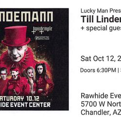 Till Lindemann Tickets