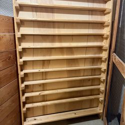 Wood Shelf Custom-Made for Collectibles