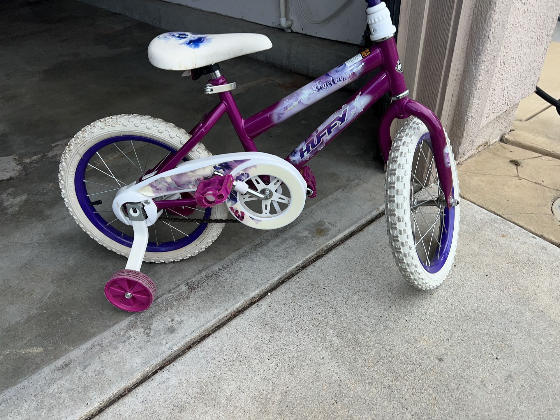 Girls 16” Huffy Bike